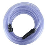 Kit Mangueira Transparente Trançada Flexível 20m C Esguicho