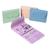 Kit Manicure 16 Peças Alicate P Cortar Unhas Lixa Cortador
