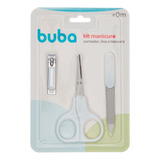 Kit Manicure Bebê Infantil Cortador Tesoura Lixa Unha Buba