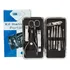 Kit Manicure Carteira Acessórios Portatil 12 Peças
