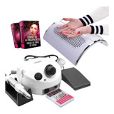 Kit Manicure Coletor 3 Cooler Aspirador Lixa Porquinho