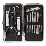 Kit Manicure Estojo Portátil Cortador De Unha Tesoura Pinça