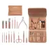 Kit Manicure Profissional Completo 16 Peças Estojo Dobrável