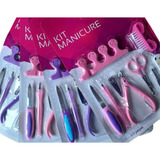 Kit Manicure Unhas E Acessórios Ideal Alongamento Maos E Pes