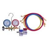 Kit Manifold Conectores Automotivos Alta E Baixa R134a
