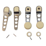 Kit Manivela Maçaneta Sport Marfim Portas Fusca 70 A 77