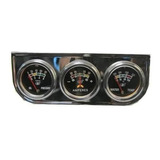 Kit Manometro 3 Relogio Pre Oleo Amperimetro Temp Agua C