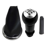 Kit Manopla Bola Cambio Coifa Citroen C3 2008 À 2013 Cromo