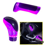 Kit Manopla Bola De Câmbio 5 Marchas E De Freio Led Rosa