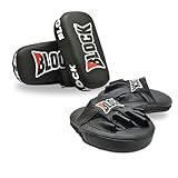 Kit Manopla De Boxe Soco Aparador De Chute Equipamento De Luta Resistente Para Treino Sparring Muay Thai Taekwondo Karate Kickboxing Acompanha Corda De Pular