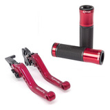 Kit Manopla Luva Manete Esportivo Stark Cb 250f Twister