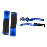 Kit Manopla Manete Esportivo Stark Yamaha Fazer 250 Fz25