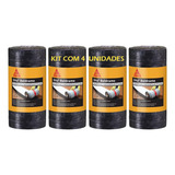 Kit Manta Asfaltica Para Baldrame Sika 30cmx10m 4 Unidades