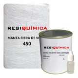 Kit Manta Fibra De Vidro 1 Kg Ou 3 33m2 Resina E Catalizador