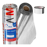 Kit Manta Térmica Subcobertura Foil Face Única 130m2 Fitas