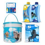 Kit Manutenção Limpeza Produtos Piscina Intex E Clarificante
