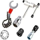 Kit Manutenção Para Relação Transmissão Movimento Central Selado Chave Raio Pe De Vela Corrente Roda Livre Bikes Bicicletas Mtb Speed Moutains Bike Top Ferramentas Pratico