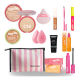 Kit Maquiagem Adolescente Teen Melu Ruby Rose Com Necessaire