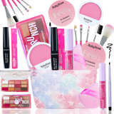 Kit Maquiagem Com Necessaire Ruby Rose Melu