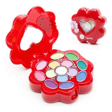 Kit Maquiagem Infantil Luisance Sombras Blush Batom Pincel