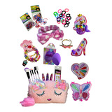 Kit Maquiagem Infantil Maleta Batom Sombra Pincel Brilho