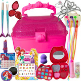 Kit Maquiagem Luisance Infantil E Maleta Pequena Sereia