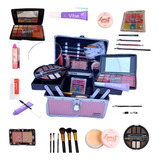 Kit Maquiagem Profissional Completa Sombra Luisance Jasmyne