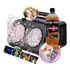 Kit Maquina De Bolha De Sabão Com Liquido Diversal Portatil