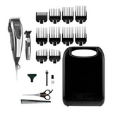 Kit Máquina De Cortar Cabelo E Aparador Cut   Detail Wahl Cor Preto E Branco 127v