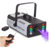 Kit Maquina De Fumaça 2000w 110v Canhao 8 Led Rgbw Dmx Controle Remoto Com E Sem Fio Alcance Fumaça 6 Metros Proteção De Vazamento Reservatório 1 5l Para Festa Show Eventos Fluido Brinde