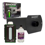 Kit Maquina De Fumaça Smoke Ajk Bivolt Fluido Liquido