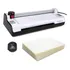 Kit Máquina De Plastificar A4 + 100 Polaseal 220x307 0,05mm 110v