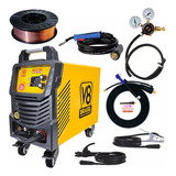 Kit Máquina De Solda Inversora V8 205a Tocha Tig Arame 5kg