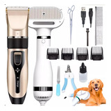 Kit Máquina De Tosa Cachorro Gato E Secador Soprador Pet