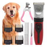 Kit Máquina De Tosa Pets Gato Cachorro Tosador Profissional