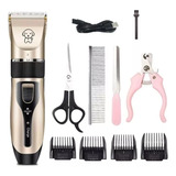 Kit Máquina De Tosa Pets Gato Cachorro Tosador Profissional