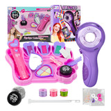 Kit Maquina Trancinhas Terere Mechas Coloridas Pinte Cabelo