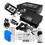 Kit Maquininha De Tatuagem X13 Silver Híbrida Fonte Digital
