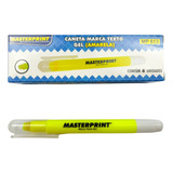 Kit Marca Texto Caneta Gel Amarelo Caixa Com 6 Unidades 