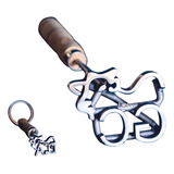 Kit Marcador De Gado Personalizado 3 Letras Chaveiro Mini