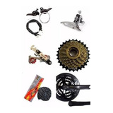 Kit Marcha 21v Caloi Andes Bicicleta Completo Catraca 7v Bik