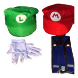 Kit Mario E Luigi Adulto festa Fantasia
