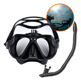Kit Máscara De Mergulho Com Suporte Go Pro Com Snorkel Profi