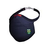 Kit Máscara Fiber Knit Sport Cob Filtro De Proteção Suporte M AZUL MARINHO 