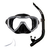 Kit Máscara Snorkel Válvula New Parma