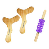 Kit Massageador Pantala Rolo Turbinada Cor Lilás