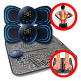 Kit Massageador Tapete Pés 2x Varilex Elétrico Corpo Tens