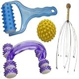 Kit Massageadores Corporair Para Fisioterapia Relaxamento Bem Estar Anti Stress Fisio Drenagem Luiggi Presentes