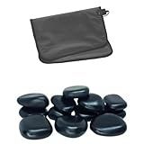 Kit Massagem 12 Pedras Quentes Vulcânicas Bolsa Aquecedora 220 