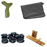 Kit Massagem Completo Bambu Pantalas Pedras Manta 220v